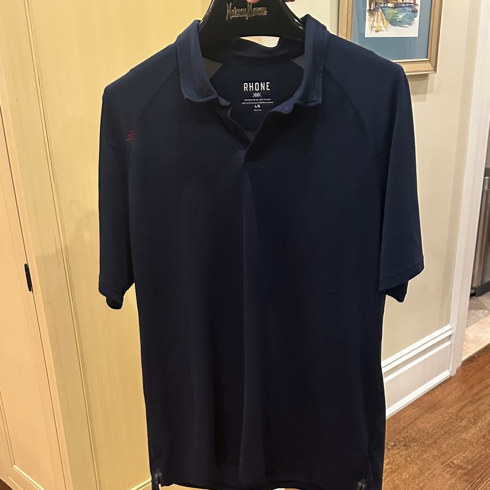Rhone Men's Deep Blue Polo Shirt
